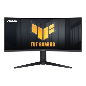 ASUS TUF Gaming VG34VQEL1A - LED-Monitor - Gaming - gebogen - 86.36 cm (34") - 3440 x 1440 UWQHD @ 100 Hz - VA - 300 cd/m² - 3000:1 - HDR10 - 1 ms - 2xHDMI, DisplayPort - Lautsprecher - Schwarz