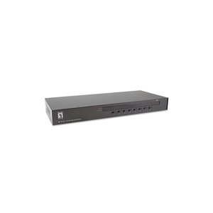 LevelOne 8-Port PS/2-USB VGA KVM Switch. Tastatur...