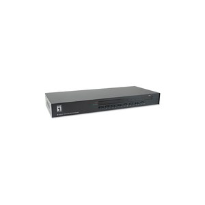 LevelOne 16-Port PS/2-USB VGA KVM Switch. Tastatur...