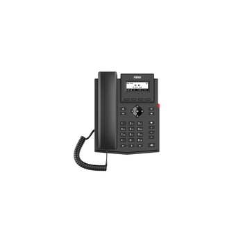 Fanvil X301W - IP-Telefon - Schwarz - Kabelgebundenes Mobilteil - Tisch/Wand - Linux - Im Band - Out-of band - SIP-Info