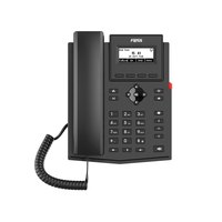 Fanvil X301W - IP-Telefon - Schwarz - Kabelgebundenes Mobilteil - Tisch/Wand - Linux - Im Band - Out-of band - SIP-Info