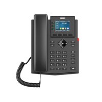 Fanvil X303P - Telefono IP - Nero - Ricevitore cablato - Tavolo/Parete - Linux - In banda - Fuori banda - SIP-Info