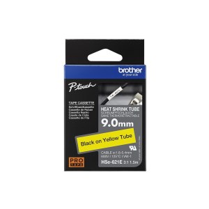 Brother HSe-621E - Black on yellow - Roll (0.9 cm x 1.5 m)