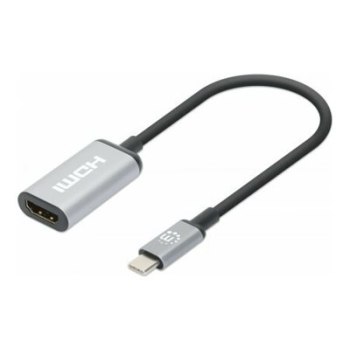 Manhattan USB-C to HDMI Cable, 4K@60Hz, 5 Gbps (USB 3.2 Gen1 aka USB 3.0)