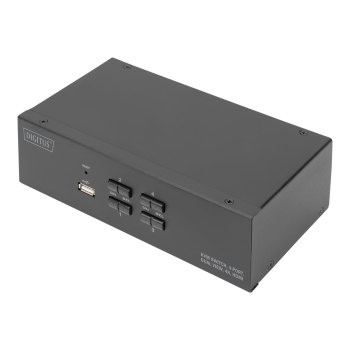 DIGITUS KVM-Switch, 4-Port, Dual-Display, 4K, HDMI®