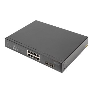 DIGITUS Switch - unmanaged - 8 x 10/100/1000 (PoE)