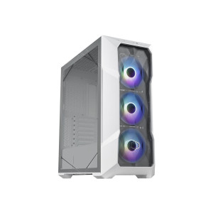 Cooler Master MasterBox TD500 Mesh V2 - Mid tower - SSI CEB - Seitenteil mit Fenster (gehärtetes Glas) - keine Spannungsversorgung (ATX) - weiß - USB/Audio