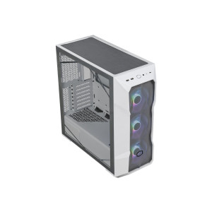 Cooler Master MasterBox TD500 Mesh V2 - Mid tower - SSI CEB - Seitenteil mit Fenster (gehärtetes Glas) - keine Spannungsversorgung (ATX) - weiß - USB/Audio