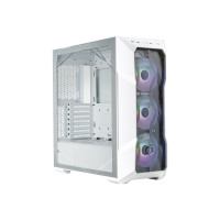 Cooler Master MasterBox TD500 Mesh V2 - Mid tower - SSI CEB - Seitenteil mit Fenster (gehärtetes Glas) - keine Spannungsversorgung (ATX) - weiß - USB/Audio