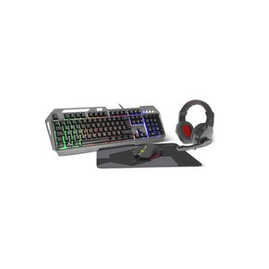 SPEEDLINK LUNERA 4in1 - Cablato - USB - QWERTZ - LED -...