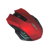 SPEEDLINK FORTUS Gaming - Maus - ergonomisch - Für Rechtshänder - optisch - 5 Tasten - kabellos - 2.4 GHz - kabelloser Empfänger (USB)