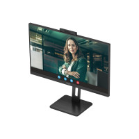 AOC Pro-line 24P3CW - LED-Monitor - 61 cm (24") (23.8" sichtbar) - 1920 x 1080 Full HD (1080p) @ 75 Hz - IPS - 300 cd/m² - 1000:1 - 4 ms - HDMI, 2xDisplayPort, USB-C - Lautsprecher - Schwarz