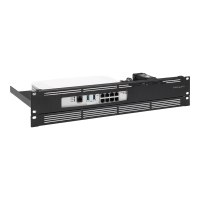 Rackmount.IT RM-PA-T6 - Montagesatz für Netzwerkgeräte - Rack montierbar - Signalschwarz RAL9004 - 2U - 48.3 cm (19")