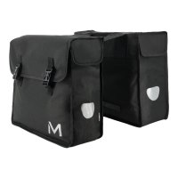 Mobilis - Tasche für Laptop - 2 x 15 - PVC-beschichtetes Polyestergewebe, wasserabweisender Stoff - Schwarz - 35.6 cm - 39.6 cm (14" - 15.6")