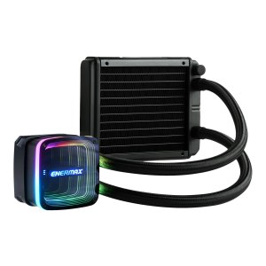 Enermax Aquafusion ADV series ELC-AQFA120-SQA - Prozessor-Flüssigkeitskühlsystem - 120 mm cpu-Flüssigkeitskühler - (für: LGA1366, AM3+, LGA2011, FM1, FM2+, LGA2011-3, AM4, LGA2066, LGA1200, LGA1700, AM5, LGA115x Socket)