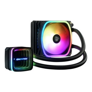 Enermax Aquafusion ADV series ELC-AQFA120-SQA - Prozessor-Flüssigkeitskühlsystem - 120 mm cpu-Flüssigkeitskühler - (für: LGA1366, AM3+, LGA2011, FM1, FM2+, LGA2011-3, AM4, LGA2066, LGA1200, LGA1700, AM5, LGA115x Socket)