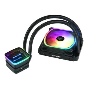 Enermax Aquafusion ADV series ELC-AQFA120-SQA - Prozessor-Flüssigkeitskühlsystem - 120 mm cpu-Flüssigkeitskühler - (für: LGA1366, AM3+, LGA2011, FM1, FM2+, LGA2011-3, AM4, LGA2066, LGA1200, LGA1700, AM5, LGA115x Socket)