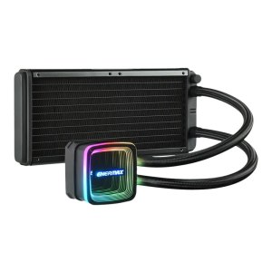 Enermax Aquafusion ADV series ELC-AQFA240-SQA - Prozessor-Flüssigkeitskühlsystem - 240 mm cpu-Flüssigkeitskühler - (für: LGA1366, AM3+, LGA2011, FM1, FM2+, LGA2011-3, AM4, LGA2066, LGA1200, LGA1700, AM5, LGA115x Socket)