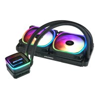 Enermax Aquafusion ADV series ELC-AQFA240-SQA - Prozessor-Flüssigkeitskühlsystem - 240 mm cpu-Flüssigkeitskühler - (für: LGA1366, AM3+, LGA2011, FM1, FM2+, LGA2011-3, AM4, LGA2066, LGA1200, LGA1700, AM5, LGA115x Socket)