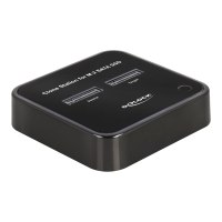 Delock - SSD-Dockingstation Schächte: 2 - M.2 - M.2 Card - USB-C 3.2 (Gen 2) - Schwarz