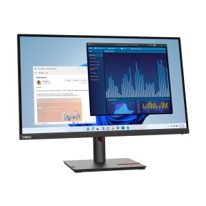 Lenovo ThinkVision T27p-30 - LED-Monitor - 68.6 cm (27") - 3840 x 2160 4K @ 60 Hz - IPS - 350 cd/m² - 1300:1 - 4 ms - HDMI, DisplayPort, USB-C - Schwarz - Campus - für ThinkPad P15 Gen 2 20YQ