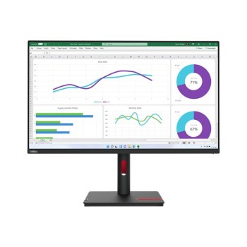 Lenovo ThinkVision T32h-30 - LED-Monitor - 80 cm (31.5") - 2560 x 1440 WQHD @ 60 Hz - IPS - 350 cd/m² - 1000:1 - 4 ms - HDMI, DisplayPort, USB-C - Raven Black