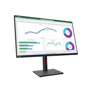 Lenovo ThinkVision T32h-30 - LED-Monitor - 80 cm (31.5") - 2560 x 1440 WQHD @ 60 Hz - IPS - 350 cd/m² - 1000:1 - 4 ms - HDMI, DisplayPort, USB-C - Raven Black