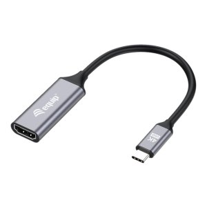 Equip Adapterkabel - 24 pin USB-C männlich zu HDMI...