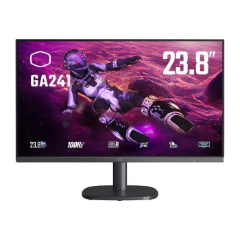 Cooler Master GA241 - GA Series - LED-Monitor - Gaming - 61 cm (24") (23.8" sichtbar) - 1920 x 1080 Full HD (1080p) @ 100 Hz - VA - 250 cd/m² - 4000:1 - 1 ms - HDMI, VGA