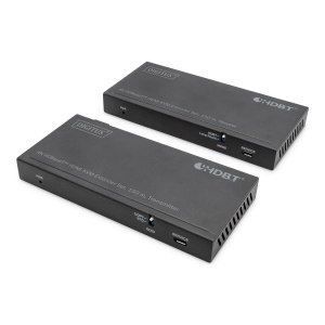 DIGITUS 4K HDBaseT HDMI KVM Extender Set, 150 m