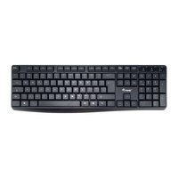 Tastiera USB cablata Equip - Layout USA/Internazionale (QWERTY) - Dimensioni standard (100%) - Cablata - USB - QWERTY - Nero