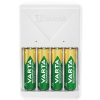 Varta Easy Charger - Caricabatterie da 4,5 ore - (per 2/4xAA/AAA)