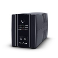 CyberPower UT Series UT1500EG - USV - Wechselstrom 230 V - 900 Watt - 1500 VA - 1-phasig - USB, Ethernet 10/100/1000 - Ausgangsanschlüsse: 4 - Schwarz