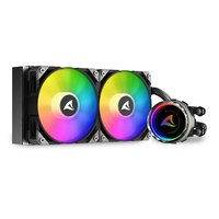 Sharkoon S80 RGB - All-in-One Liquid Cooler - 12 cm - 600 RPM - 2000 RPM - 35 dB - 131.93 m³/h