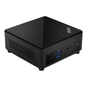 MSI Cubi 5 12M 021BDE - Barebone - Mini-PC - 1 x Core i5 1235U / 1.3 GHz - RAM 0 GB - UHD Graphics - 1GbE, 2.5GbE, Wi-Fi 6E, Bluetooth 5.3 - WLAN: 802.11a/b/g/n/ac/ax (Wi-Fi 6E)