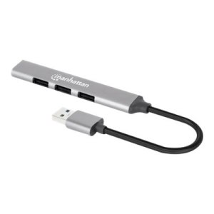 Manhattan Hub - 4 porte - 3 x USB 2.0 + 1 x USB 3.2 Gen 1