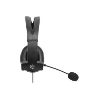 Manhattan Mono Over-Ear Headset (USB), Reversible Microphone Boom (padded)