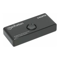 Manhattan Video/Audio-Schalter - 8K bei 60 Hz, 2-Port, HDMI, Bidirektional