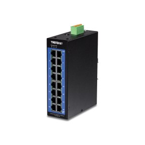 TRENDnet TI-G160i-M - Switch - managed - 16 x 10/100/1000