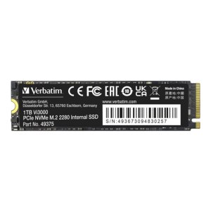 Verbatim Vi3000 - SSD - High Endurance - 1 TB - NVMe - internal - M.2 2280 (M.2 2230)