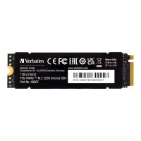 Verbatim Vi7000G - SSD - 1 TB - NVMe - intern - M.2 2280 (M.2 2230) - PCIe 4.0 x4 - integrierter Kühlkörper