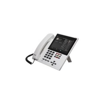 Auerswald COMfortel D-600 - VoIP-Telefon mit Rufnummernanzeige/Anklopffunktion - dreiweg Anruffunktion - SIP, RTCP, RTP, SRTP, SIPS - 6 Leitungen - weiß