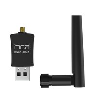 INCA IUWA-300X - 5 dBi - 2.4 - 2.4835 GHz - 5 dBi - Schwarz - USB - 1 Stück(e) - Adapter - Digital/Daten