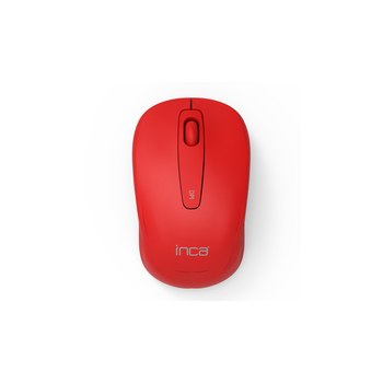 INCA IWM-331RK - Beidhändig - Optisch - RF Wireless - 1600 DPI - Rot