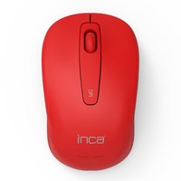 INCA IWM-331RK - Beidhändig - Optisch - RF Wireless - 1600 DPI - Rot