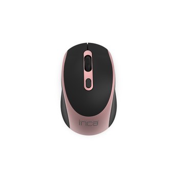 INCA IWM-211RG - rechts - Optisch - RF Wireless - 1600 DPI - Schwarz - Pink