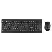 INCA IWS-519 - Volle Größe (100%) - RF Wireless - QWERTY - Schwarz - Maus enthalten