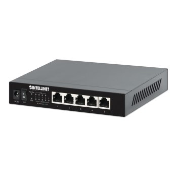 Intellinet Switch - 2.5G Ethernet, 5-port - unmanaged - 5 x 10/100/1000/2.5G (PoE+)