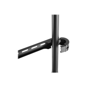 LogiLink Supporto - per TV LCD - Alluminio, acciaio, legno di noce - Nero, legno di noce - Dimensioni schermo: 124-178 cm (49"-70")