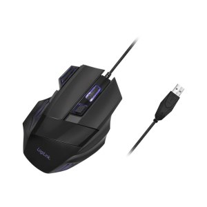 LogiLink Maus - ergonomisch - optisch - 7 Tasten